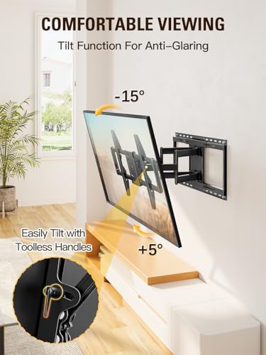 Mounting Dream Sliding Full Motion TV Mount for 42-86" TVs up to 132lbs - size: 42"-86" TV