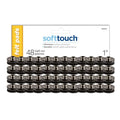 SoftTouch 1" Round Nail-On Felt Furniture Sliders, Protective Heavy-Duty Felt Pads for Wood Furniture and Hard Surfaces, 48-Count, Black - color: Black, size: 1 Inch, style: Value Pack