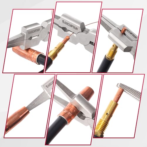 ARCCAPTAIN Professional 8" Welding Pliers, Sharp MIG Plier - style: Standard