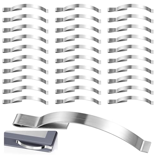 30 Pcs Window Screen Tension Spring Clips, Stainless Steel Window Screen Spring Corner Clips, Holding Windows Sliding in Aluminum Channel Safely and Securely, Prevent Windows Shaking