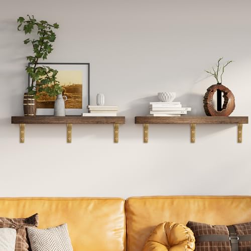 Antrader 4PCS L Shape Wooden Shelf Brackets,3.74"×3.74"×0.79",Light Brown - color: Light Brown, size: 3.74"×3.74"×0.79",4pcs