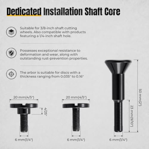 2Pcs Diamond Cutting&10Pcs 2inch Die Grinder Cut Off Wheel,3/8" Arbor Hole - size: 10Pcs 2 inch Die Grinder Cutter&2 Diamond Cutting