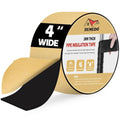 DEMEDO Pipe Insulation Tape, Pipe Wrap Insulation Foam Tape Self Adhesive, Outdoor Water Pipe Insulation Roll for HVAC, AC Line Insulation, 4 inch x 16.5 FT Heat Tape for Water Pipe, Black - style: 4" wide x 1/8" thick x 16.5ft long