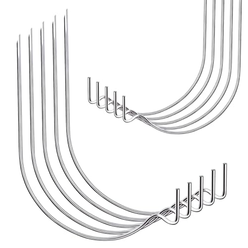 FURHUA 20pcs Super Hook Picture Hangers and Office Pack, Drywall Hooks for Hanging Pictures, Wall Hooks, Picture Hangers, Picture Hanging Kit，Hang Art, Clock, Shelves, Mirrors - style: Silver