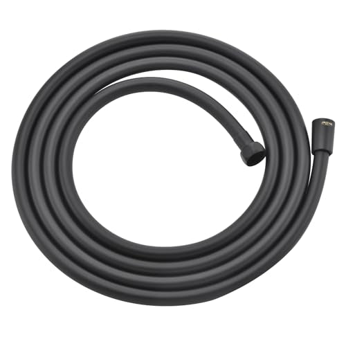 10ft Silicone Rv Shower Head Hose Extra Long Black - color: Black, size: 119 In