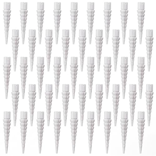 Bokon 45Pcs Stripped Screw Hole Repair Kit, #2-#16 White Wood Screw Anchors - color: White