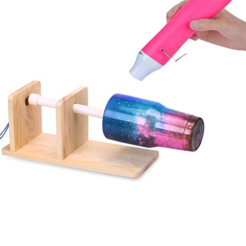 Bubble Removing Tool for Epoxy Resin and Acrylic Art, DIY Glitter Tumblers, Specially-Designed Heat Gun for Making Acrylic Resin Travel Mugs Tumblers to Remove Air Bubbles (Pink) - color: Pink