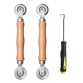 BAYTORY 3Pcs Screen Rolling Tool Kit for Installing Door Mesh Screens Window - style: Stainless Steel
