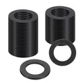 uxcell 36Pcs Rubber Washers, 1 9/16 OD x 1 ID x 0.1" Thickness Flat Washers for Bolts Spacers, Shower Head, Plumbing, Hose Connecting - size: 1 9/16 OD x 1 ID x 0.1"