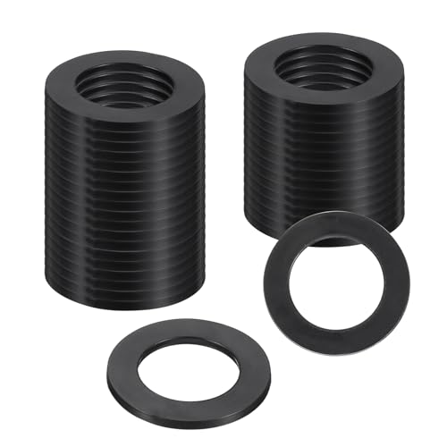 uxcell 36Pcs Rubber Washers, 1 9/16 OD x 1 ID x 0.1" Thickness Flat Washers for Bolts Spacers, Shower Head, Plumbing, Hose Connecting - size: 1 9/16 OD x 1 ID x 0.1"