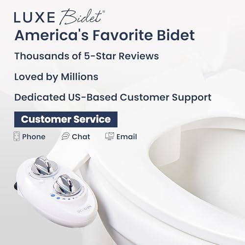 LUXE Bidet NEO 120 - Bidet Attachment for Toilet Seat, White - color: White