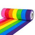 Craftzilla Rainbow Colored Masking & Painters Tape, 7 Rolls, 1in x 10 Yds - style: 7 Rolls