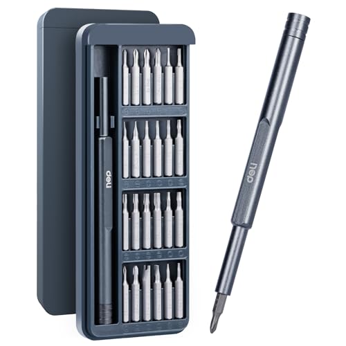 Deli 25-in-1 Precision Screwdriver Set, Magnetic Repair Kit for Electronics