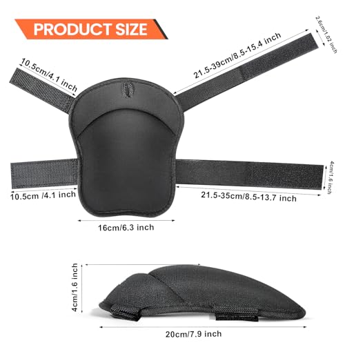 Anti-Slip Knee Pads for Gardening with Dual Adjustable Straps