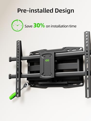 USX MOUNT Full Motion TV Wall Mount for 42-97 Inch TVs up to 150lbs, Swivel and Tilt Wall Mount TV Barcket with Extension, Max VESA 600x400mm & 16" Wood Studs，Fit Most 75 85 86 90 95 inch TVs - size: 42-97 inch