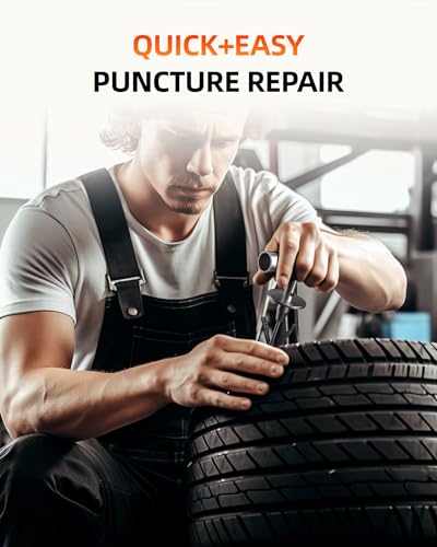 AUTOWN Flat Tire Repair Kit 68pcs 2-Pack, Tire Plug Kit to Fix Punctures - size: 68pcs 2-Pack