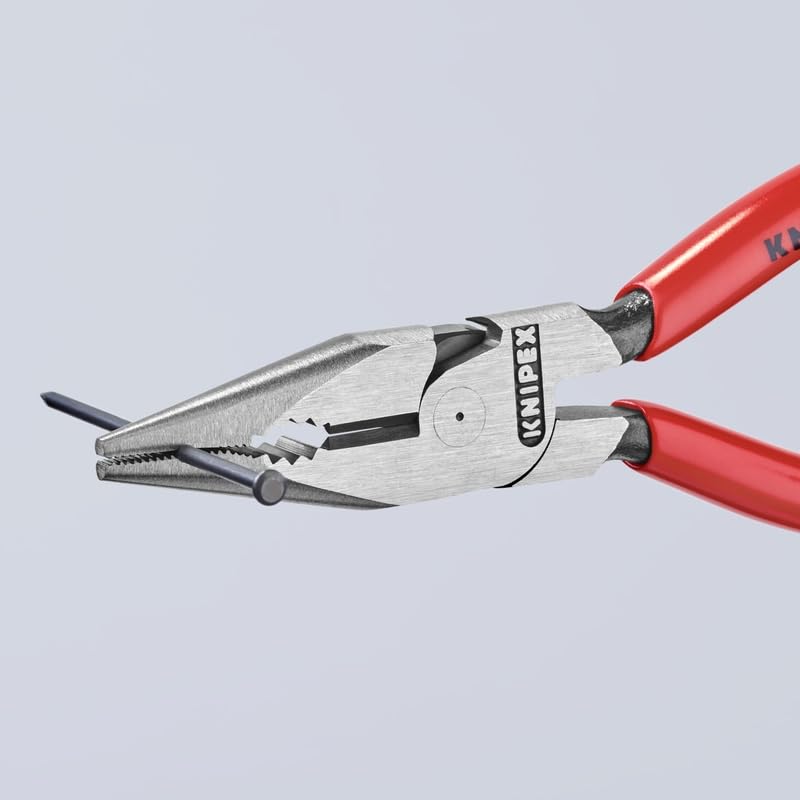 Knipex Tools 08 21 145 6" Needle Nose Combination Pliers, - style: Plastic Coated Handles