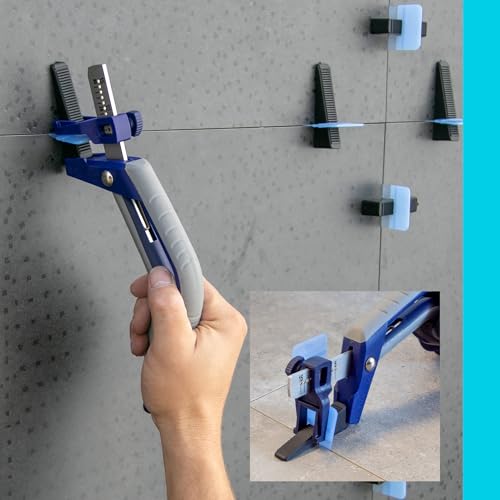 Peygran Adjustable Ergonomic Pliers for CLASSIC & COMPACT Tile Levelling Systems. Home Improvement Tool for Precise Lippage-Free Tile Installation, Minimizes Fatigue & Injuries