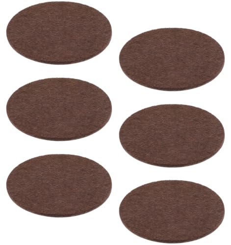 6 Pcs Felt Furniture Pads for Hardwood Floors, Adhesive Chair Felt Pads