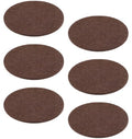 6 Pcs Felt Furniture Pads for Hardwood Floors, Adhesive Chair Felt Pads