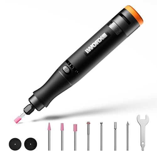 Cordless Rotary Tool Kit, 20V Power Rotary Tool for Sanding, Carving, Drilling, Engraving, Polishing, DIY Crafts with 42 Accessories, Brushless Motor, 5000-35000 RPM Variable Speed,Tool Only - size: 1 PC Rotary Tool