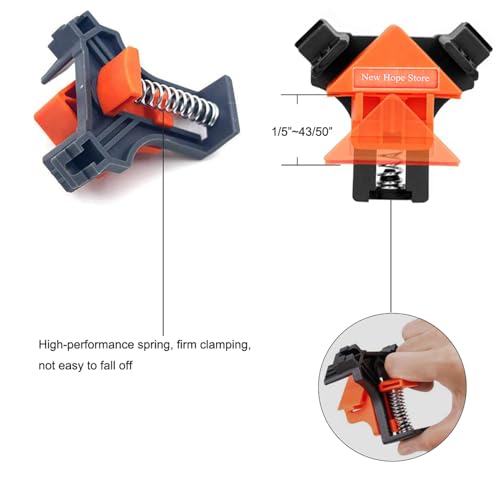 Woodworking 90 Degree Angle Corner Clamps, Light-Duty Right Angle Clamp