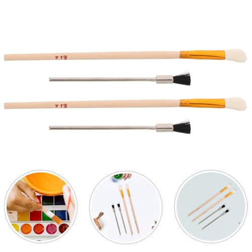 Airbrush Cleaning Tools 4Pcs Small Scrub Brushes for Cleaning Airbrush Accessories Nozzles and Parts Maintenance Kit