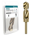 1 Inch Cobalt Drill Bit, M35 HSS Twist Drill Bit, 135° Split Point - size: 1 Inch