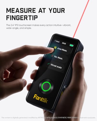 Fanttik Neo A11 Pro Laser Measure, Touch Screen, Angle Sensor, Bubble Level