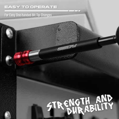 Magnetic Screwdriver Bit Holder Set: 2-Piece 1/4 Inch Hex Shank Quick Release Extension Adapter | Super Straight Durable CR-V Steel | Universal Fit for Impact Driver Bits | 6", 12" Long - style: 6|12inch-2PCS