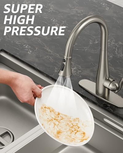 Mbillion Universal Brushed Nickel Kitchen Faucet Sprayer Head Replacement - color: Brushed Nickel