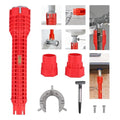 8-in-1 Faucet and Sink Wrench, Universal Basin Wrench for Tight Spaces - style: Eight-in-One
