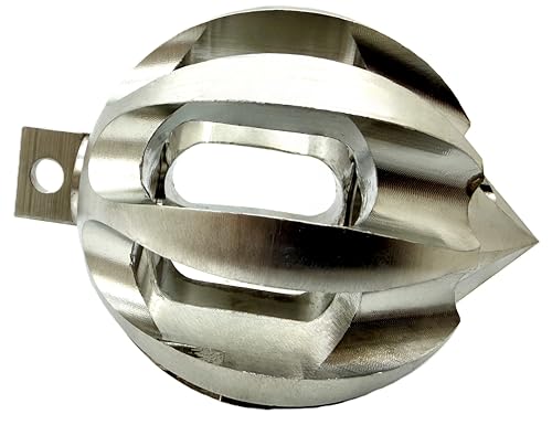 Flow Fixer Drain Cleaner Cutter Head 3", Ball, Slotted, for 4" - 6" Pipes - style: 3" (for 4" to 6" Pipes) Drain Cleaner Cutter Head