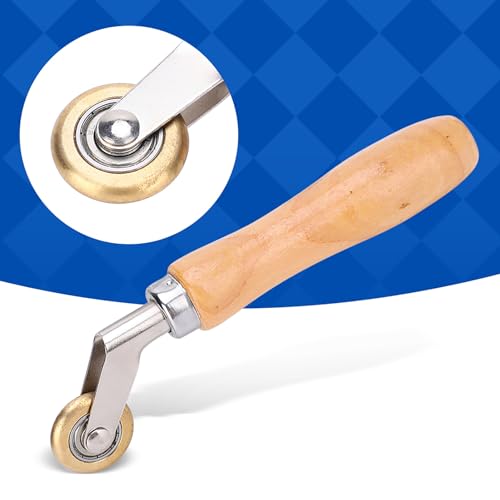 Corner Roller, 7.5in Seam Roller, 1.2 * 0.2in Spiked Roller Suitable for Preventing Cracking and Warping of Joints