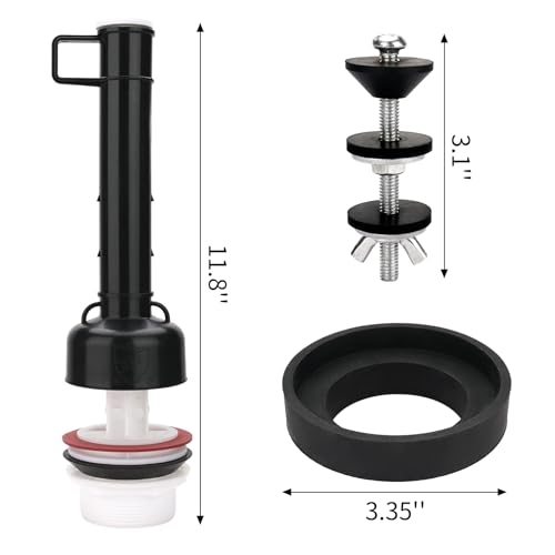 Toilet Flush Valve Replacement Set for Mansfield 211,160 Series