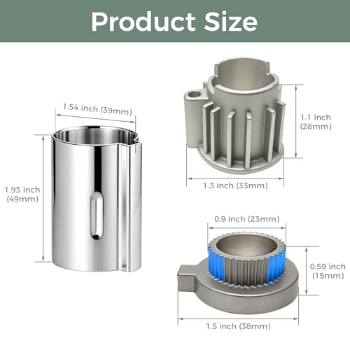 Compatible with Moen Stop Tube and Temperature Limit Stop Kit,Chrome - color: Chrome