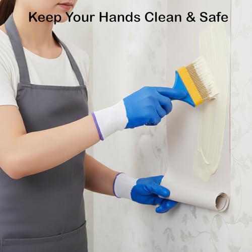 Wallpaper Smoothing Tools,Wallpaper Tool Kit with Squeegee Smoother,Seam Roller，Detail Scraper,Brush for Vinyl Application,Peel and Stick Hanging,Wall Tile,Contact Paper