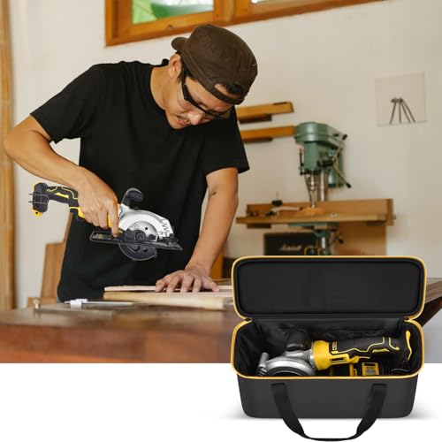 SAIKA Circular Saw Bag for DEWALT ATOMIC 20V MAX 4-1/2-Inch, Case Only
