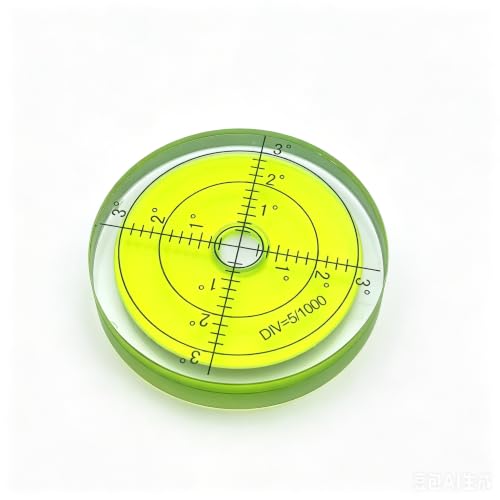 60mm Pure Glass Universal Horizontal Bubble Level Instrument Level Bubble Beads with （green） - color: High Temperature（pure Glass Green）