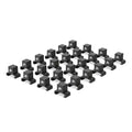 Olsa Tools Black Spring-Loaded Socket Clips 1/2-Inch, 24-Pack, Part 1137 - color: 1/2-inch Drive, Black