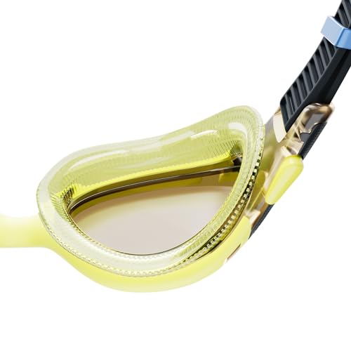 Speedo Unisex-Adult Swim Goggle Biofuse 2.0 - color: Black Hyper/Sapphire Mirrored