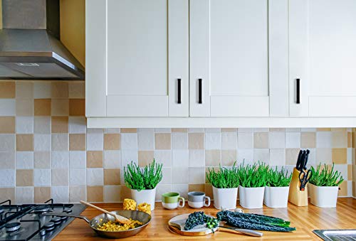 Ravinte Matte Black Square & Solid Cabinet Handles,3 Inch,30 Pack | Zinc Alloy, Flat Black Finish, Screws Included,Drawer Pulls, Cabinet Hardware for Kitchen & Drawer - size: 3 Inch Hole Center