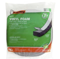 Frost King V734H Vinyl Foam Tape - Closed Cell - Moderate Compression, 3/4" W, 1/2" Thick, 10' L, Grey,Gray - size: Pack of 1, style: 3/4"W,1/2"T,10'L,Grey