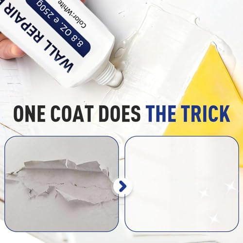 (2PCS) Efficient Drywall Repair Kit with Scraper, 2026 New Quick Drying Wall Mending Agent for Holes & Cracks Nail Holes, Multi-Functional Drywall Patch Paste Repair Kit for DIY Home Fix