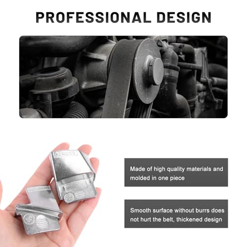 2PCS Stretch Belt Mate Kit, Metal Remover Installer Tool for Stretch Belts & Auxiliary Pulley, Universal Serpentine Belt Tool Set for Car Truck Cart Skid-Steer & Other Vehicle - color: 2 PCS