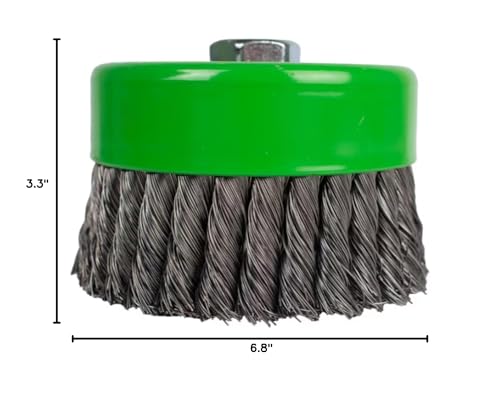 Forney 72756 6-Inch Knotted Wire Cup Brush