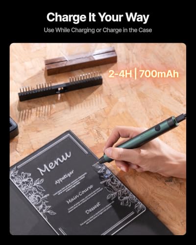 xTool Selected Engraving Pen, Cordless 5-in-1 Rotary Tool for All Materials
