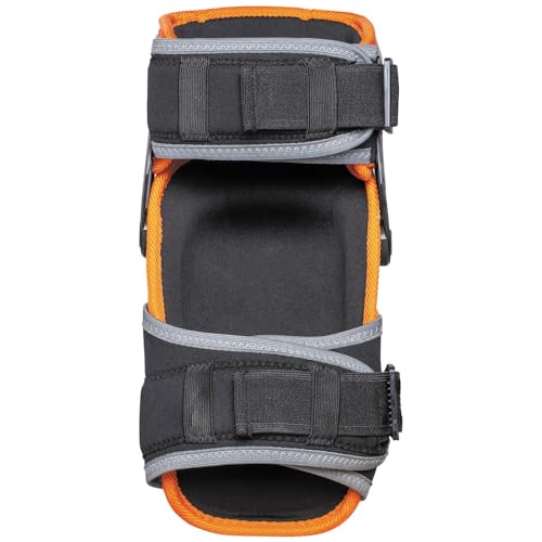 Klein Tools 60491 Hinged Knee Pads, Heavy Duty Gel Foam Protective Knee Pads with Quick-Fasten Buckle and Thigh Strap, Black - size: Standard