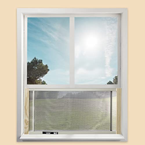 Frost King AWS1025SP WB Marvin Adjustable Window Screen, 10in High x Fits 15-25in Wide - style: 10" High x Fits 15-25" Wide