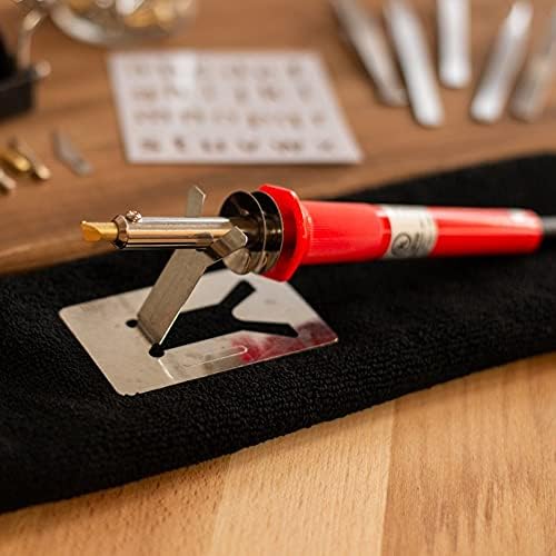 Beginner Pyrography Wood Burning Pen Kit 9pc Basic Starter Tool Set, Easy Craft Engraving Burner for DIY Projects and Hobby Use